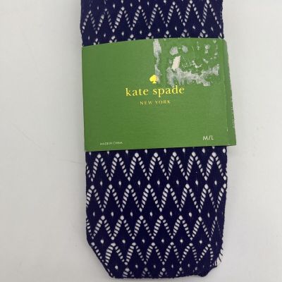 Kate Spade New York Purple Tights Pattern Size M/L